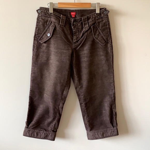 Cropped corduroy pants - Picture 1 of 4